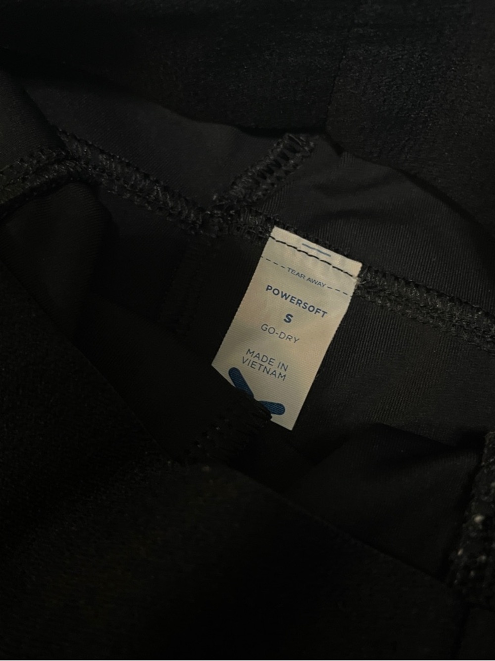Wide Leg Athletic Material Women's Pants in Black - Picture 2 of 2